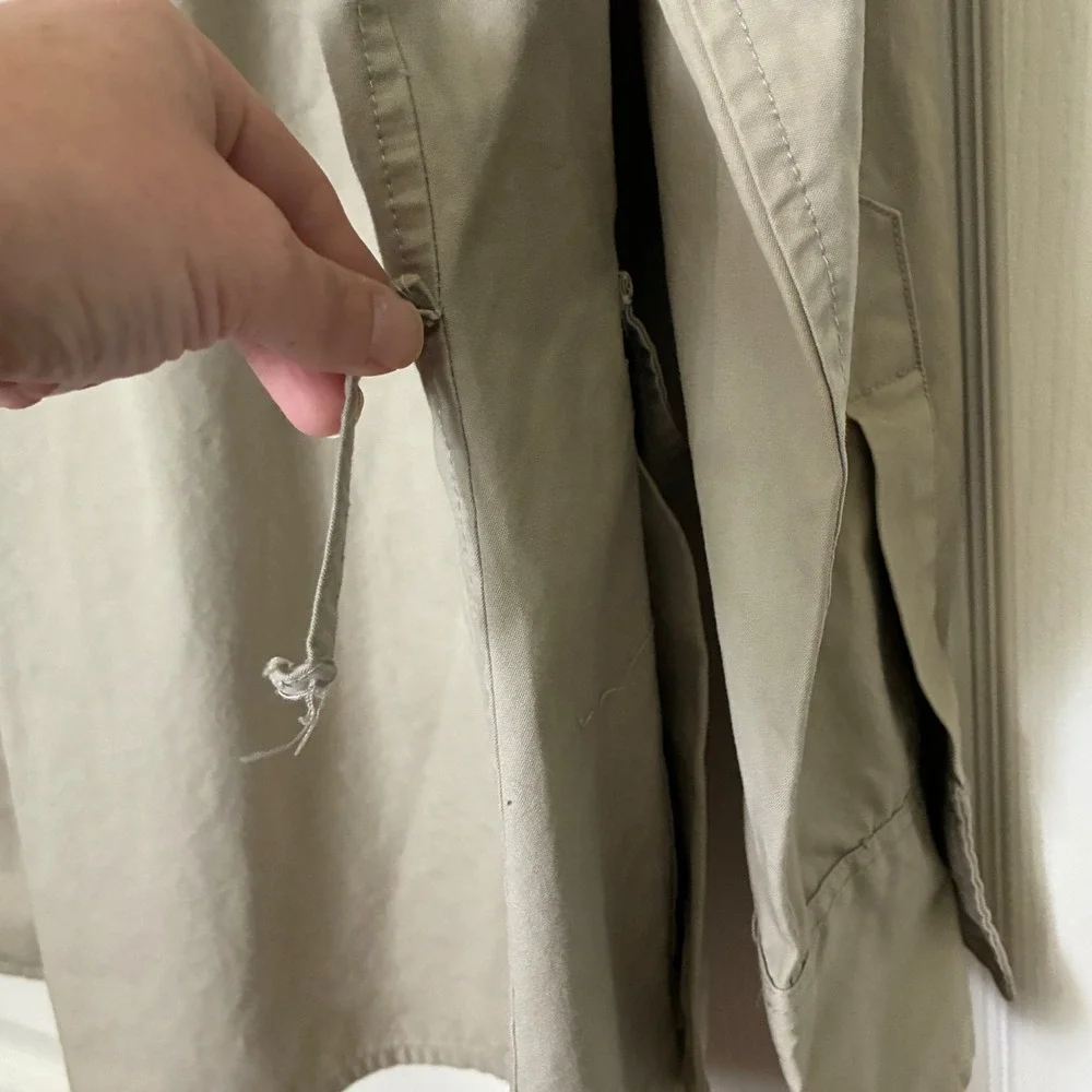Banana‎ Republic Safari Jacket Mens 48 Tan Cotton Vintage Mill Valley Japan